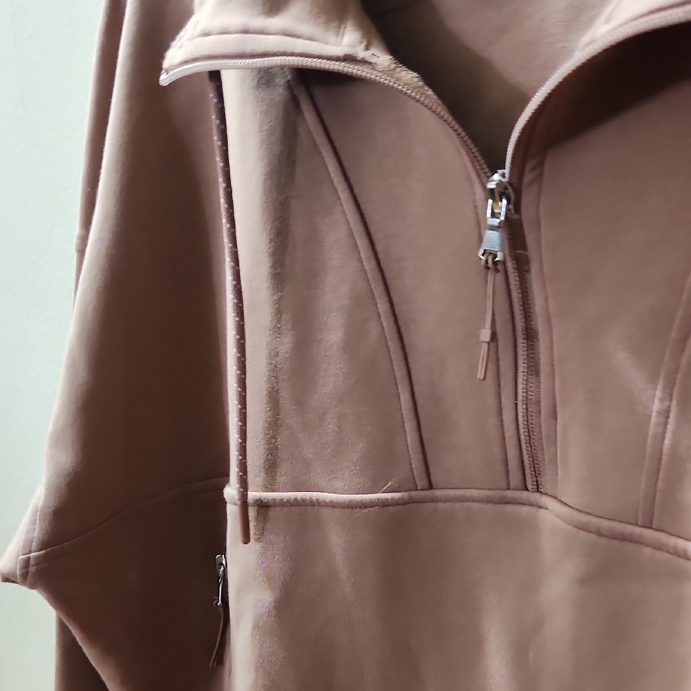 Old Navy Mauve Half-Zip Sweatshirt - Picture 3 of 6
